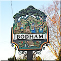Bodham village sign