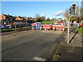 Roadworks on Poolbrook Road