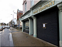 H4572 : Shutters down at The Wine Company, Campsie Road, Omagh by Kenneth  Allen
