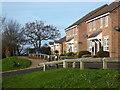 New houses on Chalmers Close, Worcester