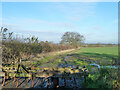 Blocked farm track off Blind Lane