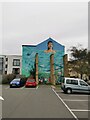 TQ8109 : Mural on Wall next to Morrisons Car Park by PAUL FARMER