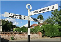 TG3315 : Woodbastwick - Road Signs by Colin Smith