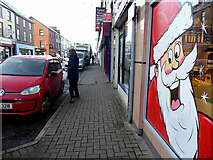 H4572 : Jolly Santa in the window, Omagh by Kenneth  Allen
