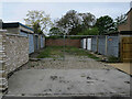 Fenced off garages, Fallowfield