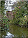 SJ8710 : Pillbox and canal feeder channel near Brewood by Roger  D Kidd