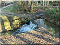 Weir on stream from Tilgate Lake