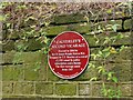 The old vicarage, Calverley Gate - plaque