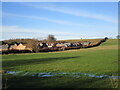 Grass field and the edge of East Leake