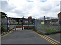 Construction site behind Stockport College