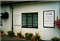 Notice boards on the toll house, Whitney Bridge