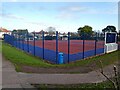 Sports court at Minehead Middle School