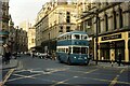 SE1633 : Bradford trolleybus on Tyrrel Street – 1972 by Alan Murray-Rust
