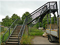 Railway footbridge off Highfield Circle