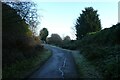 Frosty cycle path