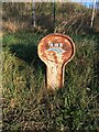 Old Boundary Marker on Greenwood Cut, Calder and Hebble Navigation