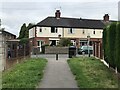 Footpath emerging onto Sneyd Street