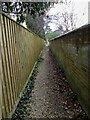 Footpath by Bagley Wood Road