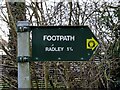 Footpath to Radley