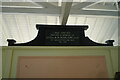 Memorial on bus shelter (Upper Colwall)