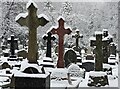 January snow in Ecclesall churchyard