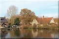 SU2483 : Pond in Bishopstone by Wayland Smith
