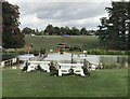 SP4415 : Cross-country fences 12 and 14 at Blenheim Horse Trials by Jonathan Hutchins
