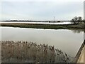 TL2799 : Grey waters of the River Nene - The Nene Washes by Richard Humphrey