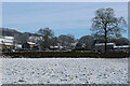 Winter Scene behind the Linear Village of Eastby