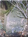 Old Milestone, on the A6055, Spellow Hill