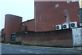 The back of the shopping centre on Greenhill Way, Harrow