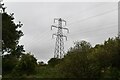 TR1838 : Pylon by Ealham Valley Way by N Chadwick