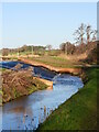 TG3129 : North Walsham & Dilham Canal Spillway in full flow by David Pashley