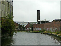 SP0587 : Industrial buildings by the Soho Loop in Birmingham by Roger  D Kidd