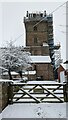 Entrance gate to Leominster Priory