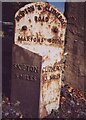 Old Milestone, on the A59, opposite Crickle Farm House