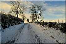 H4269 : Snow along Loughmuck Road by Kenneth  Allen