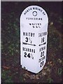 Old Milestone, on the A174, Lythe Bank, N of Sandsend