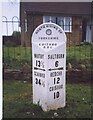 NZ7418 : Old Milestone, on the A174, Easington by Christine Minto