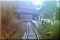 NS3965 : Bridge of Weir railway station, Renfrewshire, 1983 by Nigel Thompson