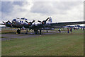 Sally-B - B-17 Flying Fortress, Bournemouth Airport 1980