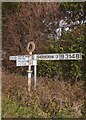 Direction Signs ? Signposts on the B3148 at Crossways Farm