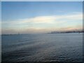 SJ3389 : Looking down the River Mersey by Gerald England