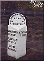 Old Milestone, on the A618, Moorgate Road