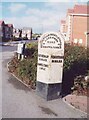 Old Milestone, on the A629, ? mile W of Chapeltown centre