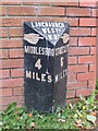 Old milepost