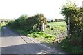 Field gateway on south side of minor road towards Yew Tree Farm