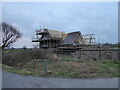 Home under construction at Ford, Shropshire