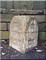 Old Milestone, A644, Albert Road, Queensbury,