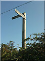 SX8650 : Signpost, Diamond Jubilee Way by Derek Harper